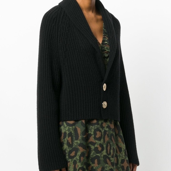 Zadig & Voltaire Black Tory Cardigan Sweater - Picture 2 of 7